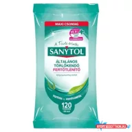 Felületfertőtlenítő kendő 120 lap/csomag Sanytol