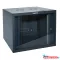 Legrand 646211 Linkeo 19" 9U MAG:494 SZÉL:600 MÉLY:600 MAX: 27kg üvegajtós antracit fali rack szekrény