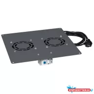   Legrand 646430 2 ventilátoros tetőventilátor és termosztát Lineko álló rack szekrényhez