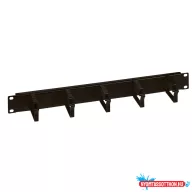   Legrand 646520 Linkeo 19" 1U vízszintes rendező panel 5x alumínium gyűrűs csavaros rögzítés átmenő kivágásokkal