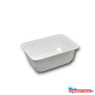   Elviteles doboz - szögletes alj PP 1000 ml 50 db/csomag fehér
