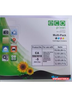   CANON PGI550XL/CLI551XL Multipack 5db-os Ecopixel tintapatron (utángyártott)