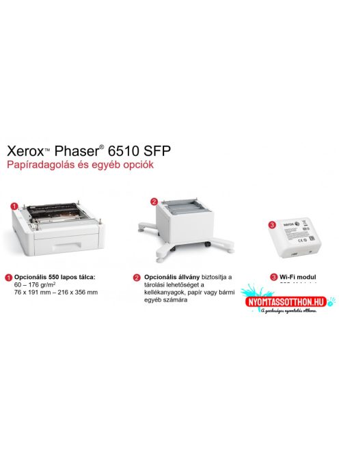 Xerox Phaser 6510DN színes lézernyomtató, A4