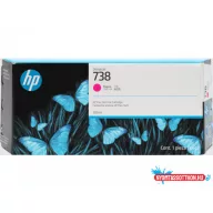 HP 676M7A Patron Magenta 300ml No.738 (Eredeti)