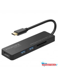 Promate LinkHub-C Hub 2xUSB-A 4K HDMI Dual USB MicroSD/SD