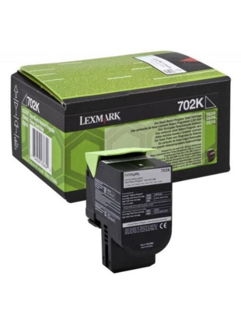 Lexmark CS310/410/510 Return Toner Black 1.000 oldal (Eredeti) 70C20K0
