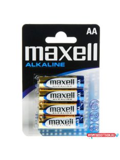 Elem AA ceruza LR6 alkaline 4 db/csomag, Maxell