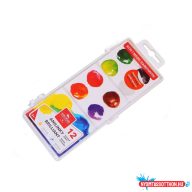   Vízfesték készlet, 12db-os, 22,5mm. festékgombokkal Brillant Anilinky Koh-I-Noor