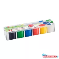 Tempera tégelyes 6x25ml, Süni Ico 6 különféle  szín