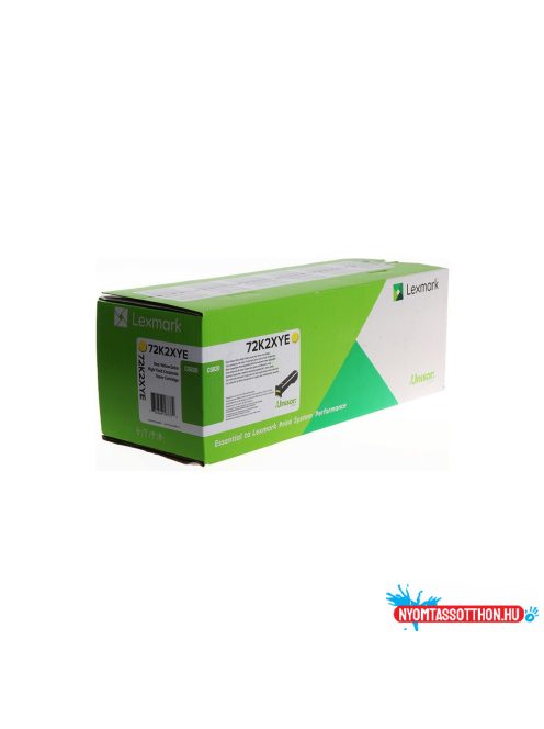 Lexmark CS820/CX82x/CX860 Extra High Corporate Toner Yellow 33.000 oldal (Eredeti) 72K2XYE