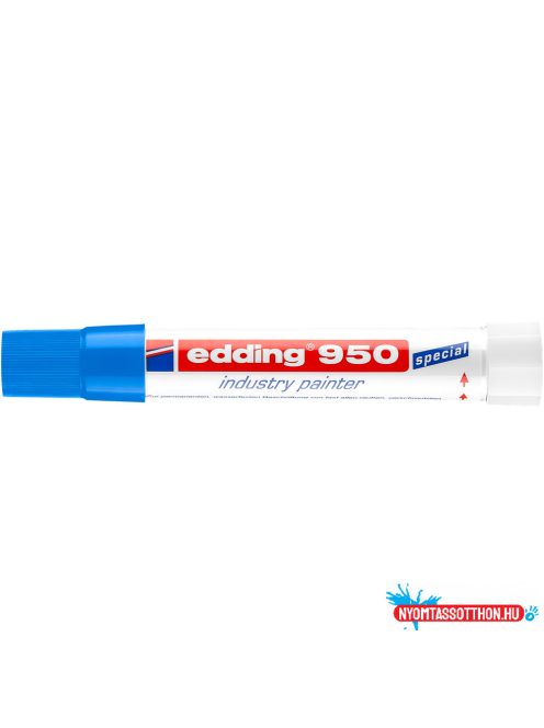 Alkoholos jelölõ marker 10mm, kúpos Edding 950 kék