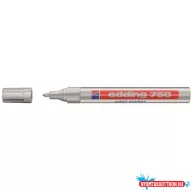 Lakkmarker 2-4mm, kerek Edding 750 ezüst