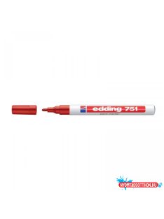 Lakkmarker 1-2mm, kerek Edding 751 piros