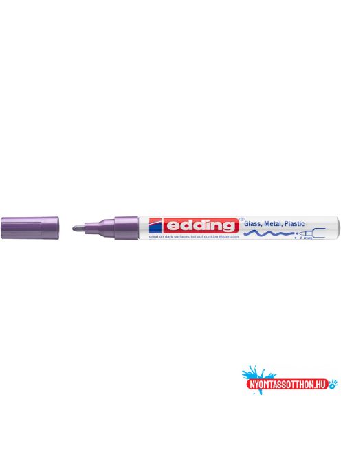 Lakkmarker 1-2mm, kerek Edding 751 lila