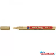 Lakkmarker 1-2mm, kerek Edding 751 arany