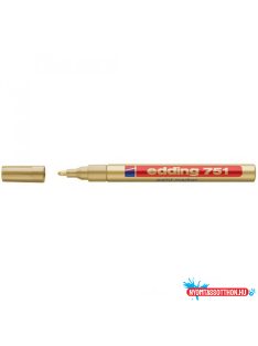 Lakkmarker 1-2mm, kerek Edding 751 arany