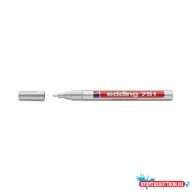 Lakkmarker 1-2mm, kerek Edding 751 ezüst