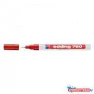 Lakkmarker 0,8mm, kerek Edding 780 piros