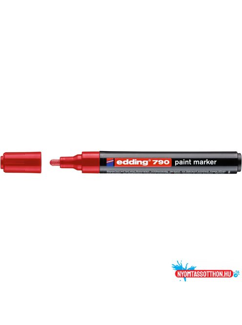 Lakkmarker 2-3mm, kerek Edding 790 piros