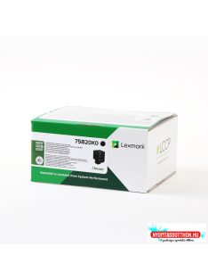   Lexmark CS/CX727/CS728 Return Toner Black 13.000 oldal (Eredeti) 75B20K0