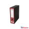 Tokos iratrendezõ A4, 8cm, Fornax Prestige piros