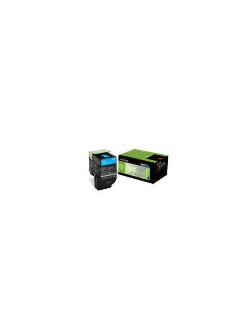 Lexmark CX310/410/510 Return Toner Cyan 1.000 oldal (Eredeti) 80C20C0