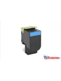   Utángyártott Lexmark CX310 toner Cyan 2.000 oldal* kapacitás 802SC