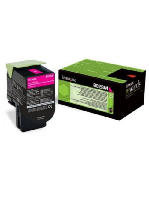 Lexmark CX310/410/510 Standard Return Toner Magenta 2.000 oldal (Eredeti) 80C2SM0