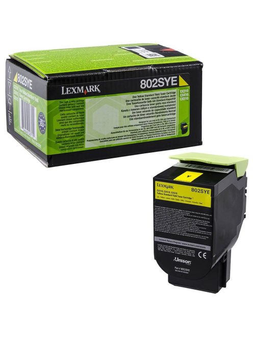 Lexmark CX310/410/510 Standard Corporate Toner Yellow 2.000 oldal (Eredeti) 80C2SYE