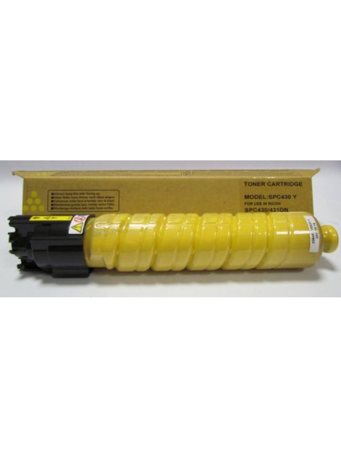 RICOH SPC430/C431 toner YELLOW (utángyártott, magas minőségű)