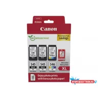   Canon PG-545XLx2 + CL-546XL Tintapatron Multipack 1x15 ml +1x13 ml (Eredeti)