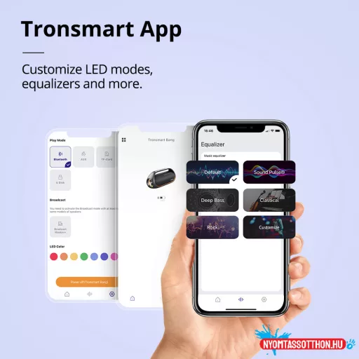 Tronsmart BANG (60W, hordozható, IPX), hangszóró