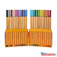   Rostirón, tûfilc készlet, 0,4mm, 8820 Stabilo Point 88, 20 klf. szín