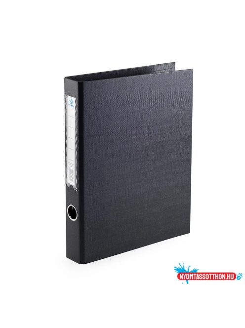 Gyűrűskönyv A4, 3,5cm, 4 gyűrűs PP/PP Bluering® Prémium fekete