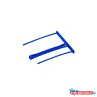   Lefûzõklip, mûanyag, 100mm, Fellowes(R) Bankers Box Pro, 50 db/csomag, kék