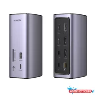   UGREEN Revodok Pro Multifunkcionális dokkoló állomás, USB-C (CM555)