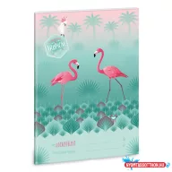 Ars Una Pink Flamingo A/5 leckefüzet