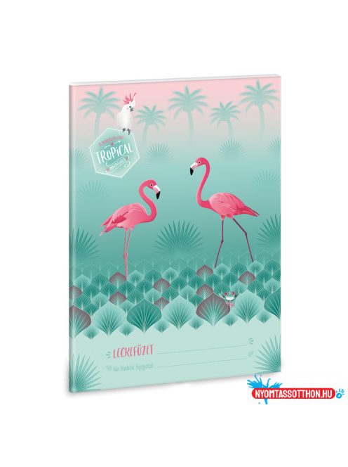 Ars Una Pink Flamingo A/5 leckefüzet