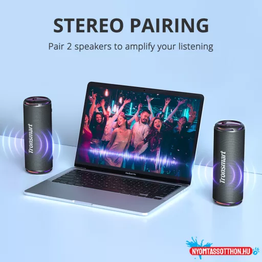 Tronsmart T7 Lite Fekete, (24W,hordozható, IPX7),hangszóró