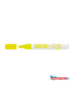 Lakkmarker, decomarker 2-4mm, kerek Ico sárga