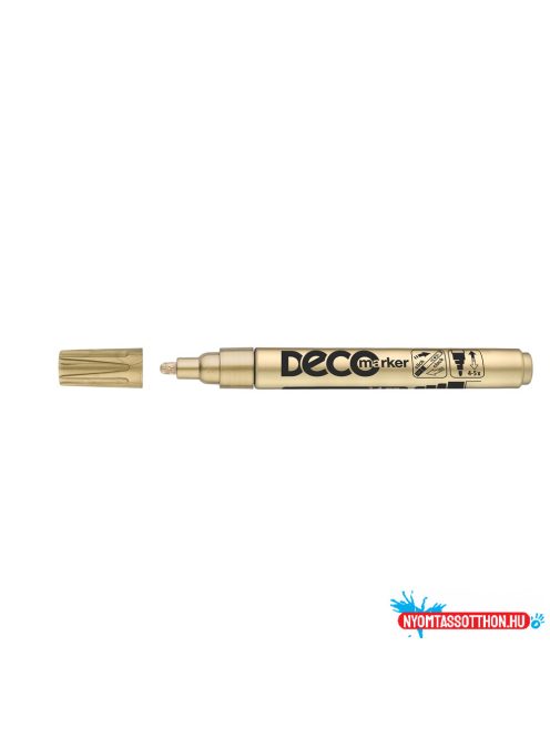 Lakkmarker, decomarker 2-4mm, kerek Ico arany