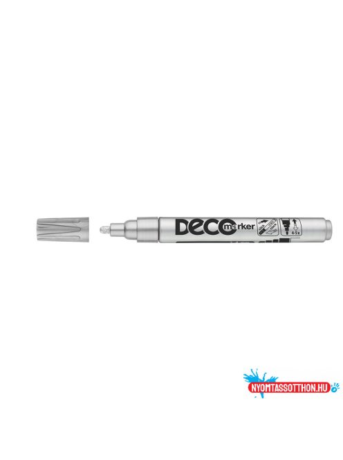 Lakkmarker, decomarker 2-4mm, kerek Ico ezüst