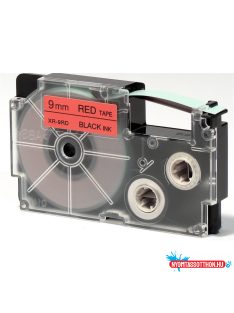 Feliratozógép szalag XR-9RD1 9mmx8m Casio piros/fekete
