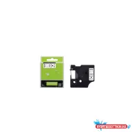  Feliratozógép szalag kompatibilis Dymo S0720830/45803 19mmx7m ECO fekete/fehér