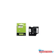   Feliratozógép szalag kompatibilis Dymo S0720780/43613 6mmx7m ECO fekete/fehér