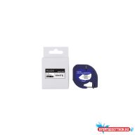   Feliratozógép szalag kompatibilis Dymo S0721510/59421 12mmx4m ECO fekete/fehér