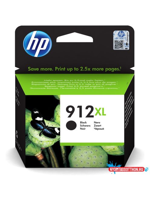 Hp 912XL/3YL84AE tintapatron black ORIGINAL