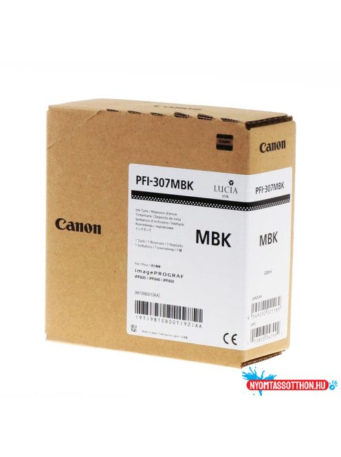 Canon PFI307 Matt Black tintapatron (Eredeti)