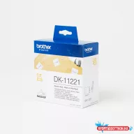   Brother DK11221 etikett 23x23mm 1000 db etikett/doboz fekete/fehér