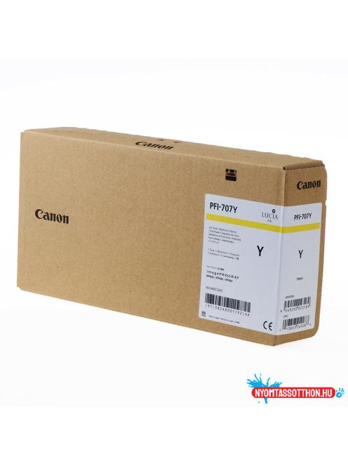 Canon PFI707 Yellow tintapatron (Eredeti)